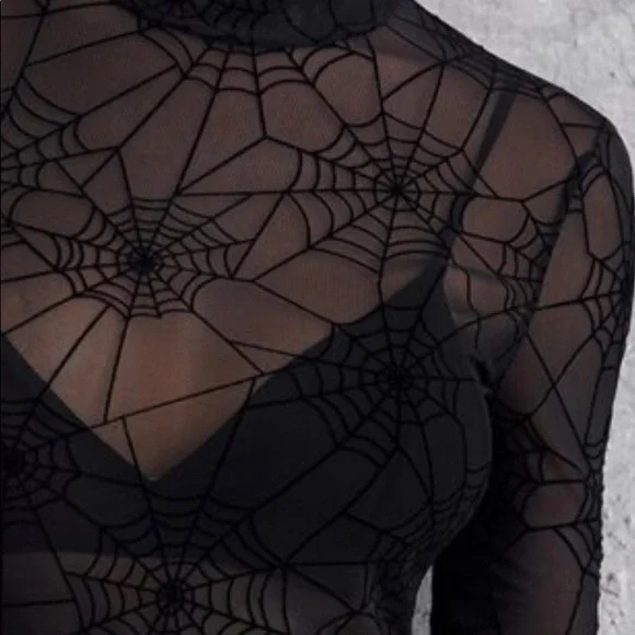 - 🕷 Wicked Sheer Spider Top🕷 - Picture 3 of 8